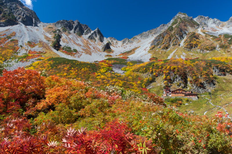 紅葉の涸沢